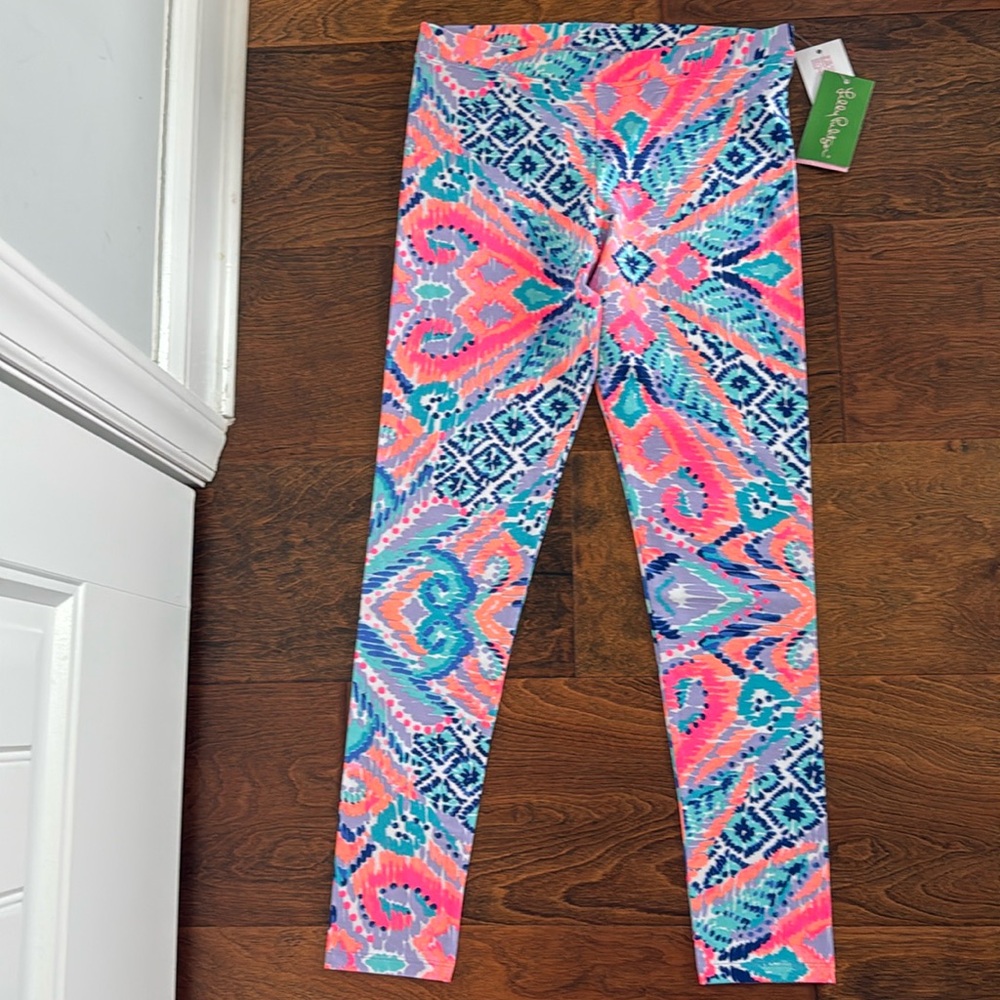 Lilly Pulitzer NWT girls leggings, size XL